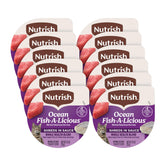 Emballage Nutrish Ocean Fish-A-Licious, pack de 12 cups sans céréales.