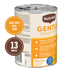 Nutrish Digestion Douce: citrouille et légumes pour fibres et soutien digestif.