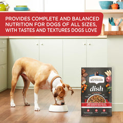 Nutrish Dish sans maïs sans ble et sans soja, formule adaptée.