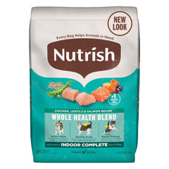 Nutrish Indoor croquettes poulet-lentilles-saumon, soutien digestif quotidien