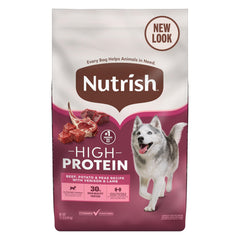 Nutrish Peak sac-seche-chien boeuf et venaison pour l'énergie quotidienne.