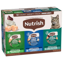 Nutrish poulet et foie, morceaux savoureux pour énergie durable.