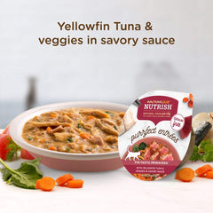 Texture sauce savoureuse de Nutrish Purrfect Entrees pour stimuler l'appétit félin.
