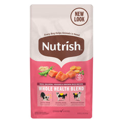 Sac Nutrish saumon et légumes 5,5 lb, pratique et généreux.
