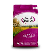 NutriSource Chat et Chaton – sac poulet et riz 12lb, alimentation complète pour chats.