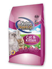 NutriSource Chat Poulet et Riz, sac 1,5 lb, nourriture sèche nutritive pour chats