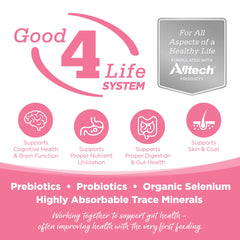NutriSource Pure Vita ingrédients prébiotiques et probiotiques, digestion saine