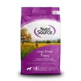 NutriSource sac poulet riz grande race : format pratique pour chiots en croissance.