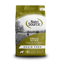 NutriSource sac sans grain poulet et pois 12lb, repas quotidien équilibré.