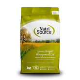 NutriSource Senior Chat – sac 12 lb poulet et pois, soutien potentiel au contrôle du poids