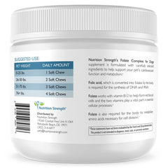 Bouchées molles Nutrition Strength Acide folique faciles à ajouter au repas.