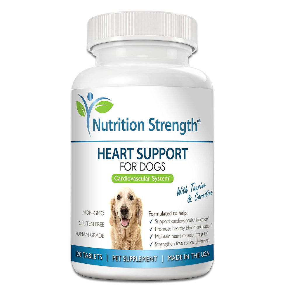 Nutrition Strength Coeur Chien emballage: complément premium pour le bien-être.