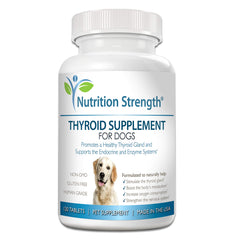 Nutrition Strength comprimés à mâcher thyroïde chien, soutien potentiel du métabolisme
