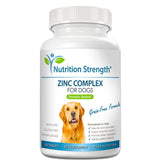 Nutrition Strength Zinc pour chien, soutien immunitaire potentiel et vitalité quotidienne.
