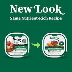 Nutro dinde ragout légumes plateau 99g – emballage affichant le lot de 24 plateaux.
