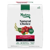 Nutro Natural Choice croquettes pour chien, boeuf et riz brun, bol prêt à servir