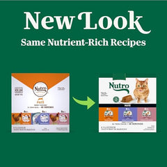 Nutro Pâté saumon et thon, texture onctueuse pour chat exigeant.