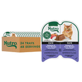 Nutro Perfect Portions Pâté saumon-thon, plateau ouvert, texture appétissante pour chats adultes