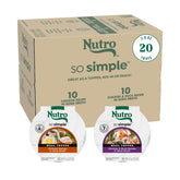 Nutro So Simple, emballage et portions prêtes, complément humide pour chien.