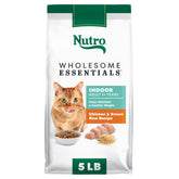 Nutro Wholesome Essentials poulet et riz brun pour chat interieur, goût apprécié
