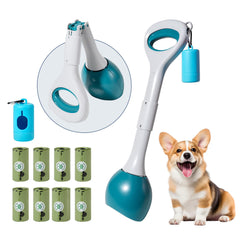 NYEONHRT ramasse-crotte pour chien avec manche 19 po, pratique en balade