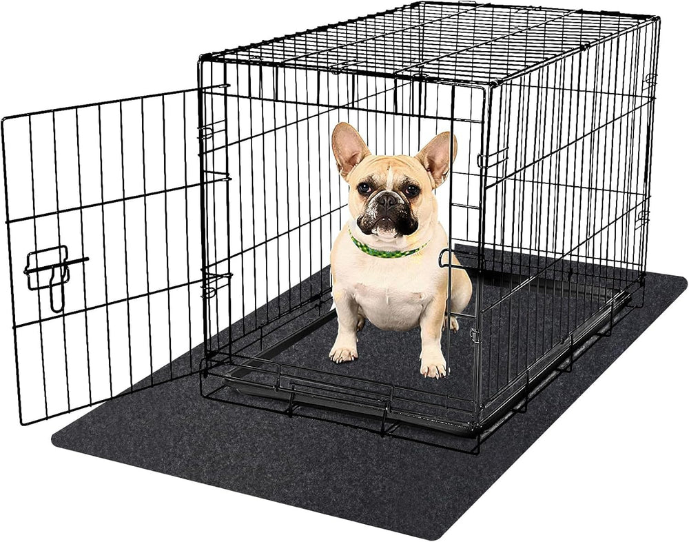 NYFITY Tapis sous caisse chien absorbant, protège le sol des déversements.