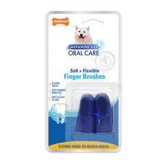 Nylabone brosse doigt dentaire avancée pour chien, brossage facile et doux