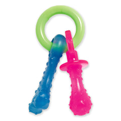 Nylabone Puppy Pacifier bacon petit : mastic doux pour chiots et gencives sensibles.