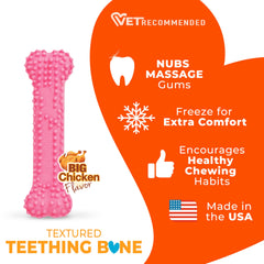 Nylabone dentition-douce chiot: protège les bouches en développement avec douceur.