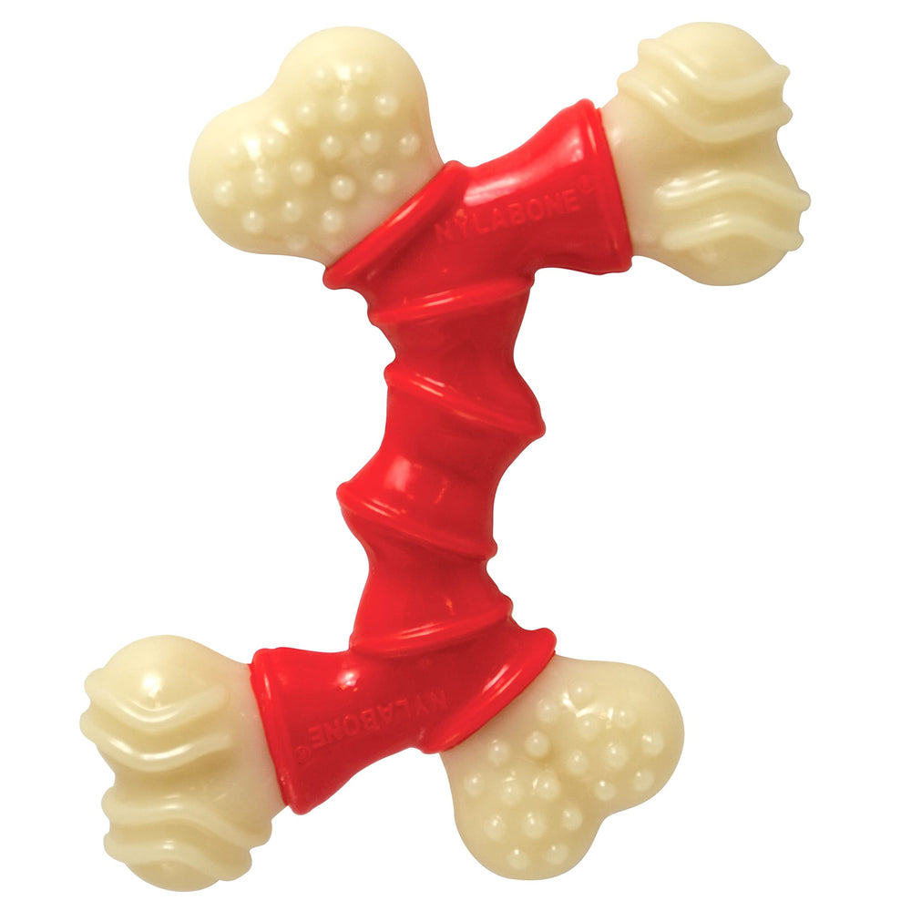Nylabone Double Bone Power Chew, vue générale, extrémités multiples facilitant la mastication durable