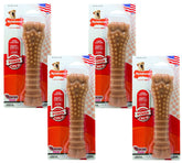 Nylabone DuraChew Bacon – ensemble 4, idéal pour satisfaire l'envie de mâcher et canaliser l'énergie.