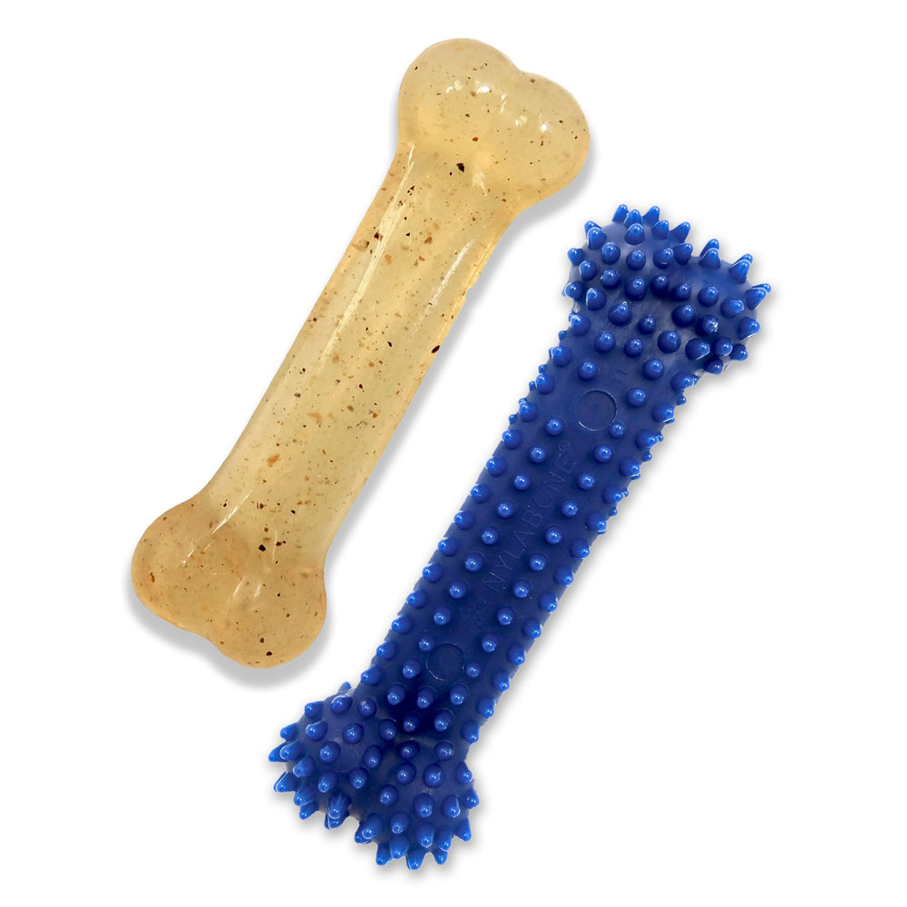Nylabone Flexi Chew Classique pour chiens modérés, forme traditionnelle facilitant le mâchage