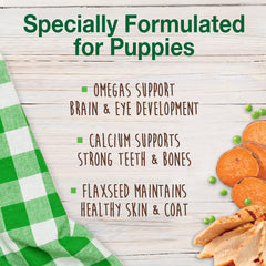 Nylabone Healthy Edibles DHA soutien cerveau et yeux chiots, texture agréable.