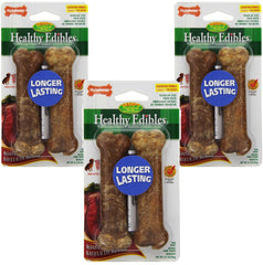 Nylabone Healthy Edibles – os au boeuf, format Regular, snack durable pour chiens.