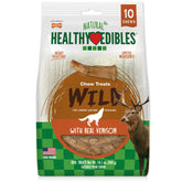 Nylabone Healthy Edibles : paquet venaison, friandise durable pour chiens actifs.