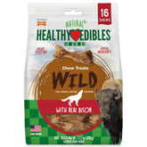 Nylabone Healthy Edibles Wild – os-petit-chien, goût bison authentique pour petits chiens.