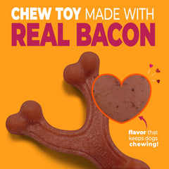 Nylabone mastication robuste – bacon, jouet durable pour mordeurs forts