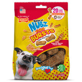 Nylabone Nubz, os au fromage et bacon, friandise gourmande pour chiens.