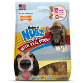 Nylabone Nubz Wild saveur bison pour petits chiens, texture durable