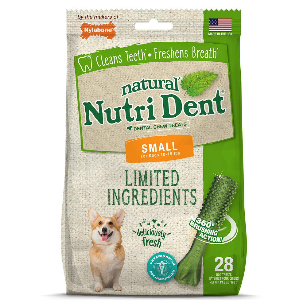 Nylabone Nutri Dent nettoyage-bouche-360: aide potentiellement à nettoyer les dents et rafraîchir l'haleine.