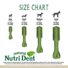 Nylabone Nutri Dent – nettoyage des dents à 360 degrés pendant la mastication.