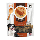 Nylabone bouillon d'os boeuf: friandise naturelle pour chien.