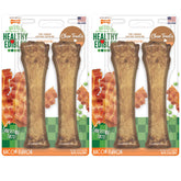Nylabone os durables saveur boeuf roti et poulet pour chiens actifs.