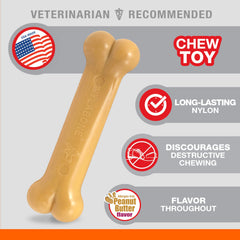 Nylabone Original Os: aide potentielle au nettoyage des dents lors des sessions de mastication.