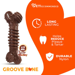 Nylabone os saveur-melange offre des arômes durables pendant le jeu.