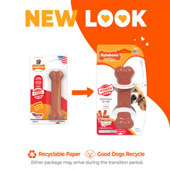 Nylabone Power Chew jouet-dent nettoyant saveur bacon – soutient l'hygiène buccale.