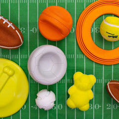Nylabone Power Play Gripz, balle qui roule et rebondit pour le jeu.