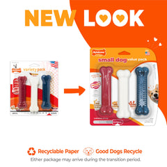 Nylabone Saveur Bacon : arôme alléchant pour stimuler la mastication.