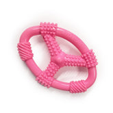 Nylabone Spin Tug & Play, anneau chiot – stimulation ludique et apaisement des poussées dentaires.