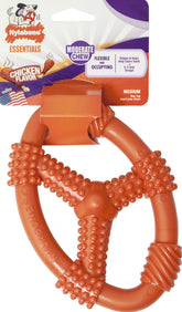 TFH Fun N Fit Flex Oval RNG MD de Nylabone, textures dentaires pour encourager brossage pendant jeu